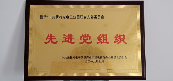 不忘初心，牢記使命--新特光電工業(yè)園聯(lián)合支部委員會(huì)受到表彰